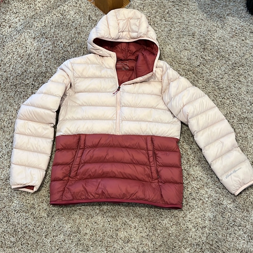 Eddie Bauer down women’s XS pullover coat